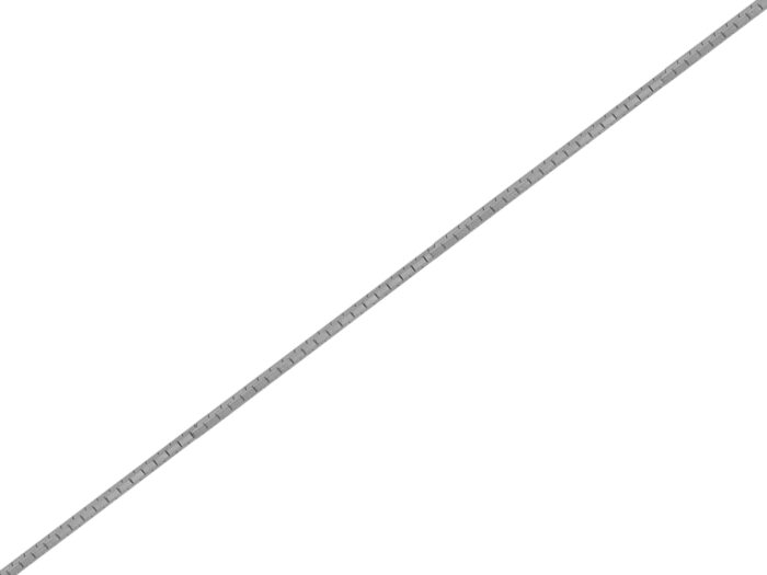 Ezüst karkötő női hatoldalú szelvényes kígyó 19 cm
