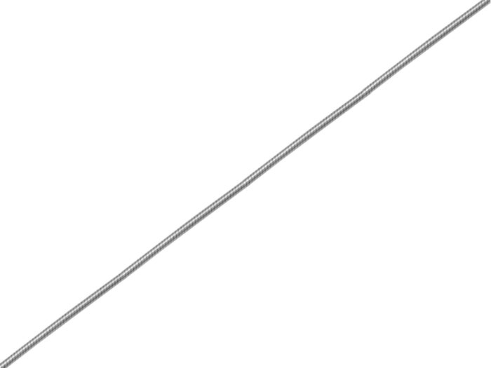 Ezüst női karkötő kígyó 19 cm