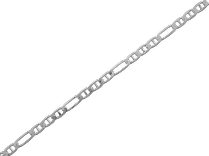 Férfi ezüst karkötő figarucci 21,5cm