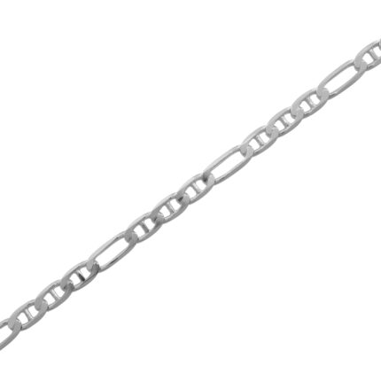 Ezüst férfi karkötő figarucci 21 cm