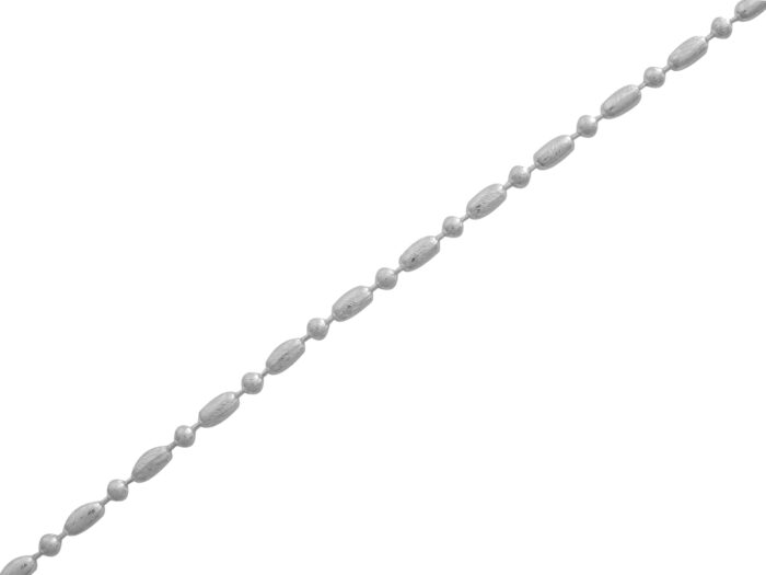 Üreges sterling ezüst karkötő 20 cm