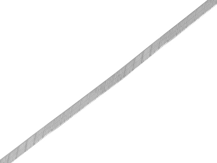 Lap karkötő 925‰ ezüstből vésett 19 cm